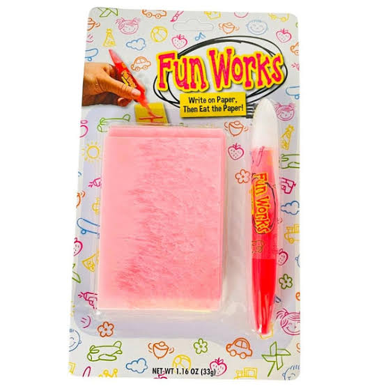 FUN WORKS WRITE ON PAPER CANDY  33g