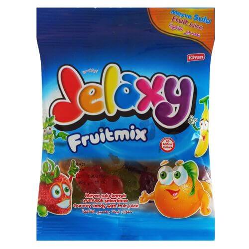 Jelaxy Fruit Mix 1kg Tom's Confectionery Warehouse