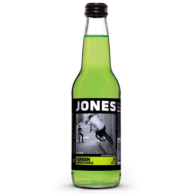 The Jones Family Jones Green Apple Soda Bottle