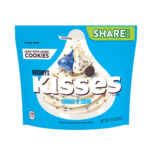 HERSHEY KISSES COOKIES N CREME SHARE PACK 283G