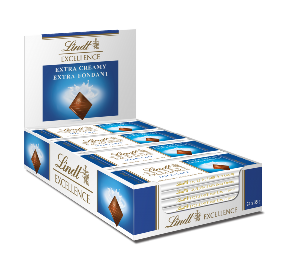Lindt Excellence Milk Extra Creamy 35G