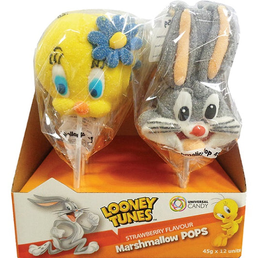 Looney Tunes Mallow Pops 45g
