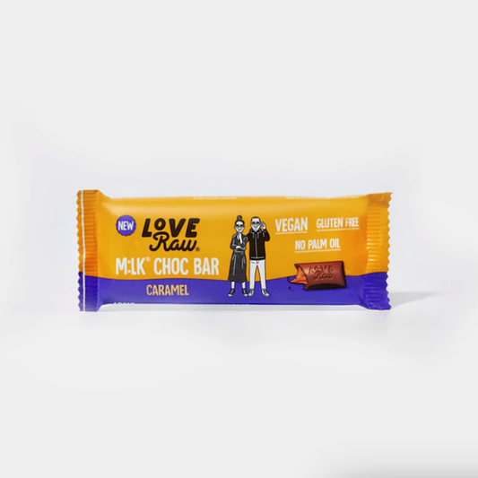 Love Raw Milk Choc Caramel 30g