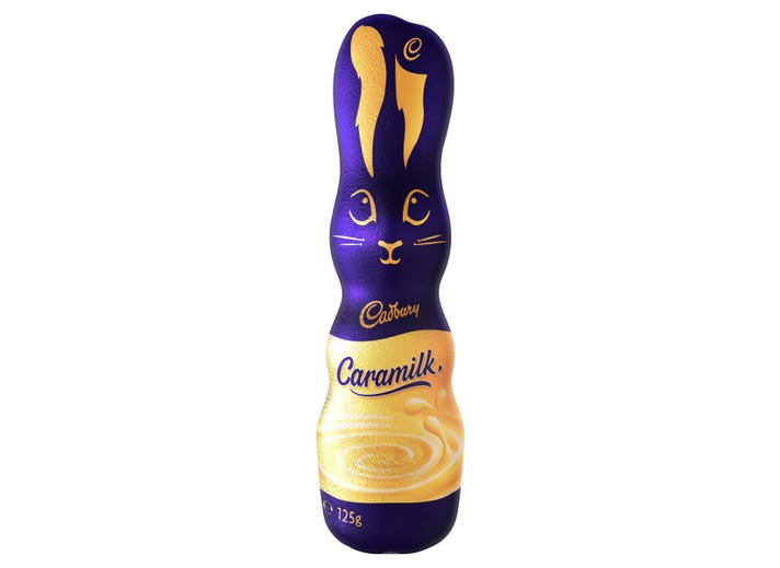 Cadbury Caramilk Easter Bunny