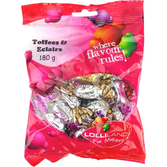 Lolliland Toffees & Eclairs 160g