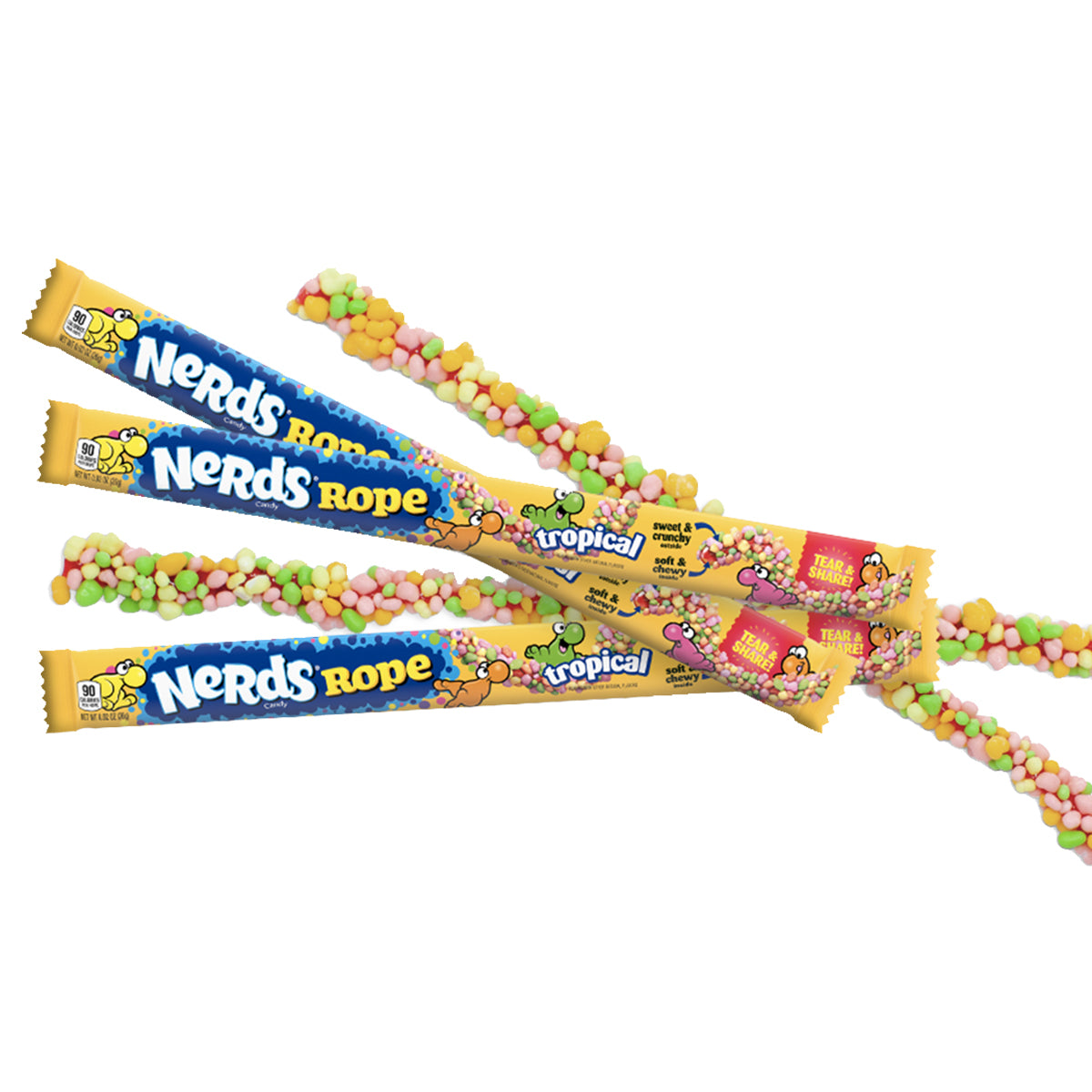 Nerds Rope Tropical 26g - Tom's Confectionery Warehouse