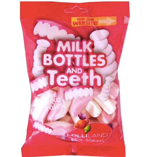 Lolliland Milk Bottles & Teeth 140g