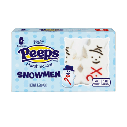 US PEEPS 3PK SNOWMAN 42g