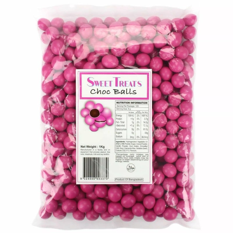 Sweet Treats Pink Choc Balls