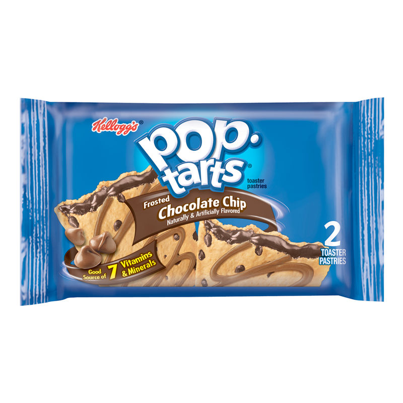 Kelloggs Pop Tarts Chocolate Chip 2 Pack