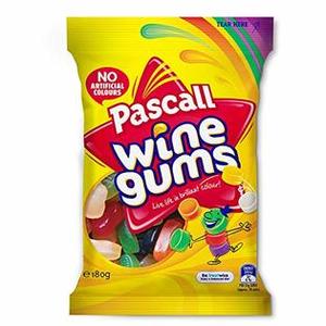 PASCALL WINE GUMS 180G