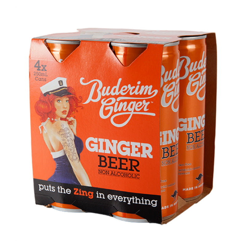 Buderim Ginger Ginger Beer Can 250ml