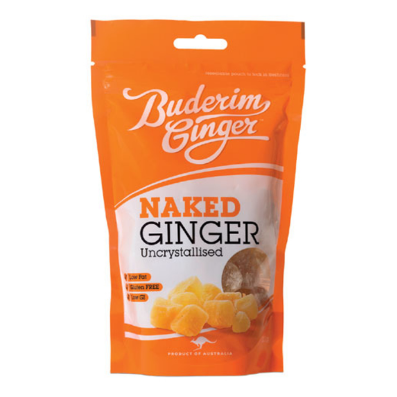 Buderim Ginger Naked Ginger Uncrystallised 200g
