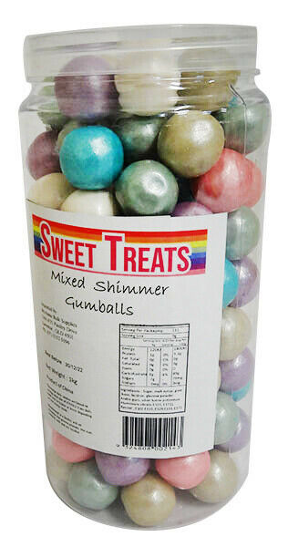Sweet Treats Shimmer Mixed Gumballs Cylinder