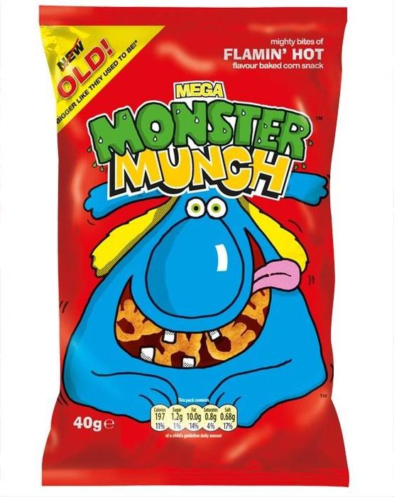 Walkers Monster Munch Flamin Hot Chips