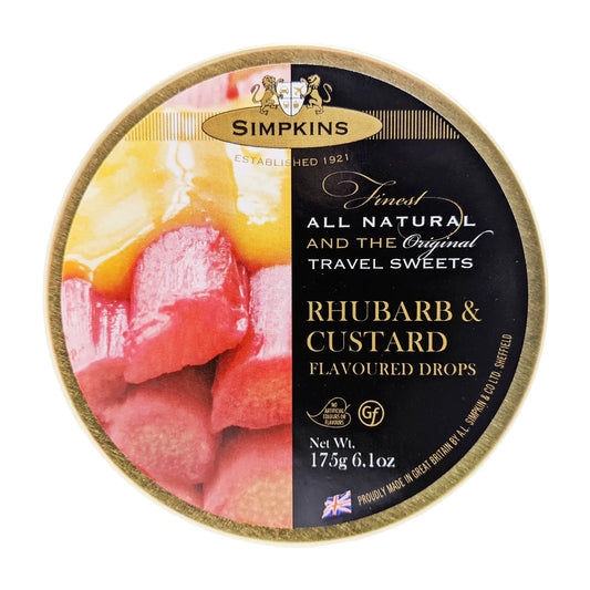 SIMPKINS RHUBARB CUSTAR 175G