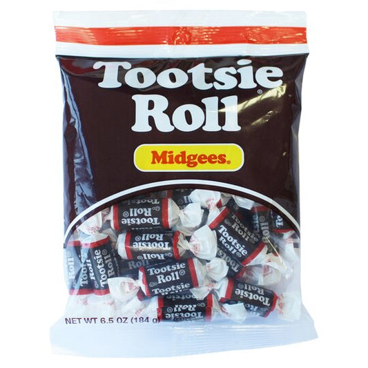 Tootsie Roll Peg Bag Midgees 6.5oz 184g
