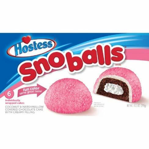 HOSTESS SNOBALLS PINK 49G