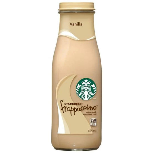 US STARBUCKS FRAP. VANILLA 405ML - Tom's Confectionery Warehouse