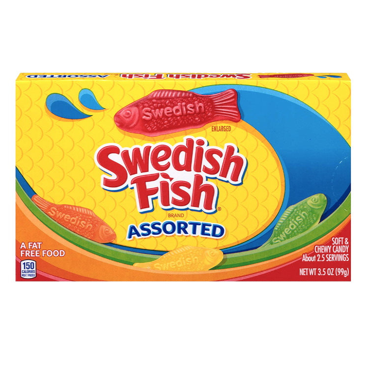 Mondelez Swedish Fish Assorted Movie Box 99g