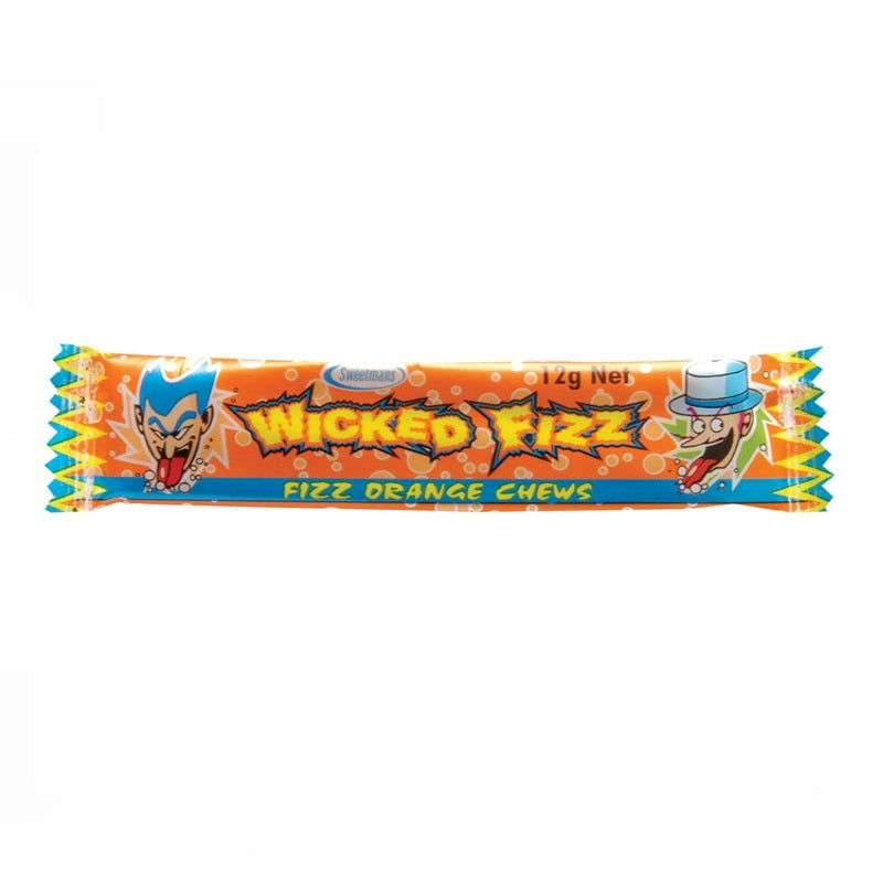 Sweetmans Wicked Fizz Orange Chews