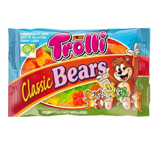 Trolli Classic Bears Packet 45g - Tom's Confectionery Warehouse