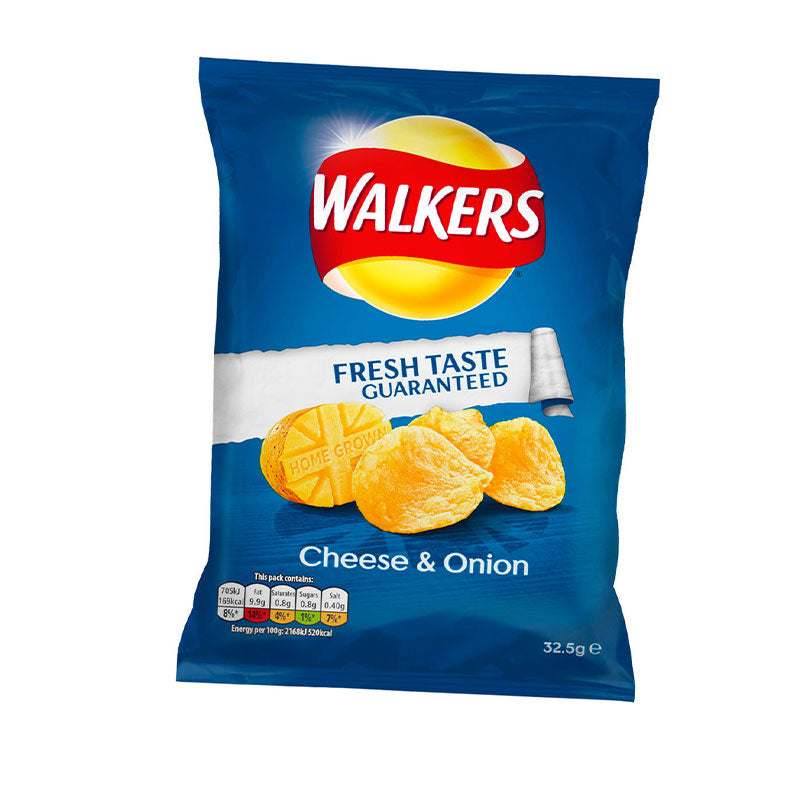 Walkers  Cheese & Onion Crisps 32.5g