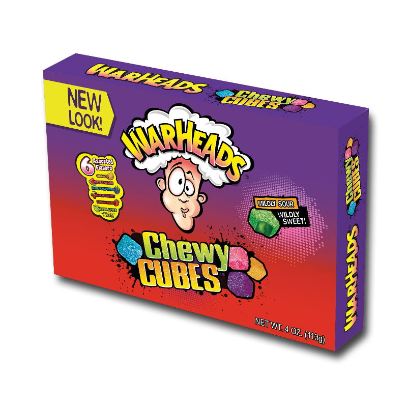 Warheads Chewy Cubes Movie Box 113g