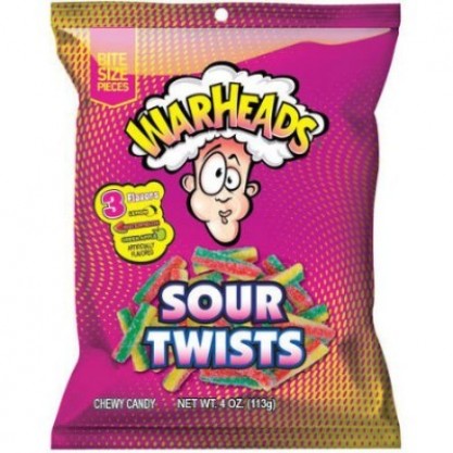 Warheads Sour Twists 113g
