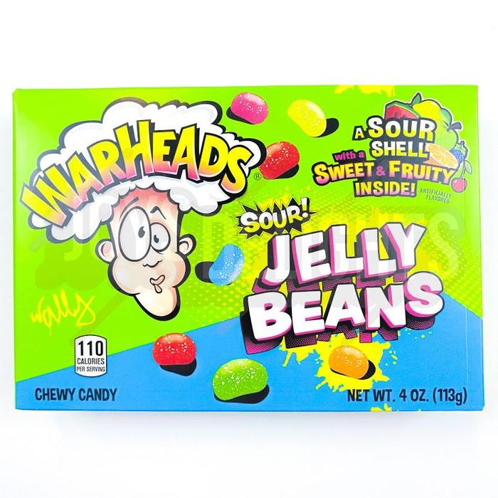 WARHEADS SOUR JELLY BEANS 113g